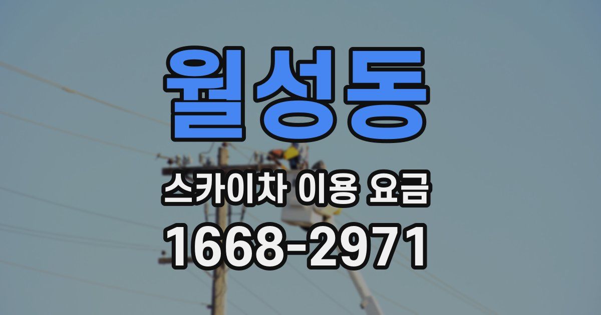월성동 스카이차 이용 요금