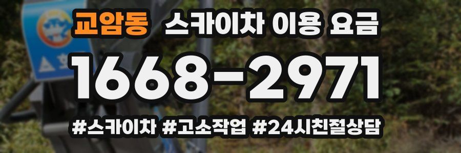 교암동 스카이차 이용 요금