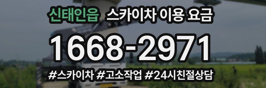신태인읍 스카이차 이용 요금