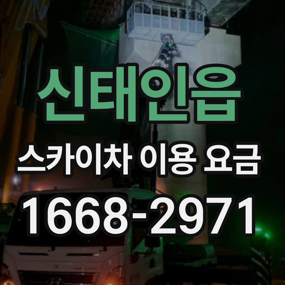 신태인읍 스카이차 이용 요금