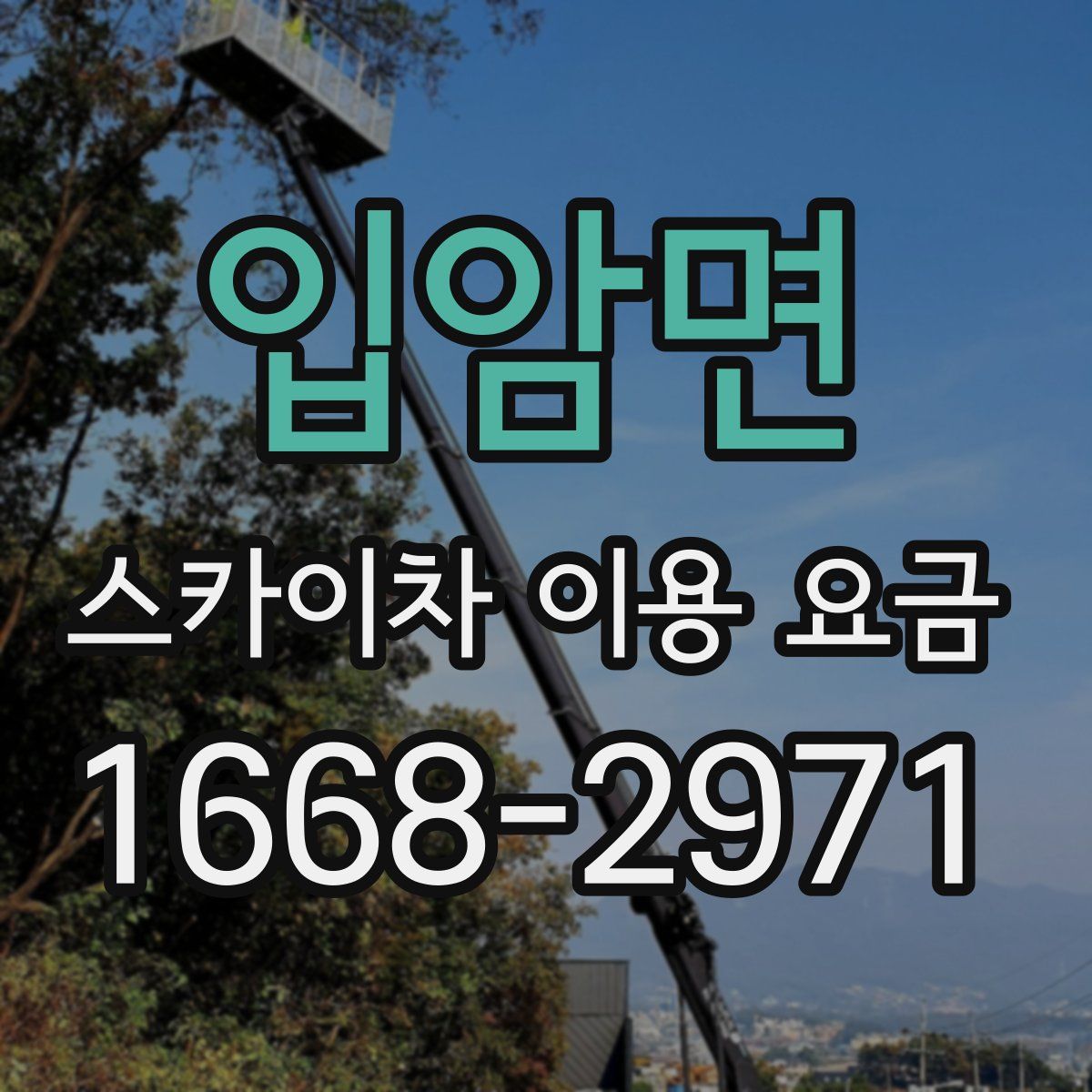 입암면 스카이차 이용 요금