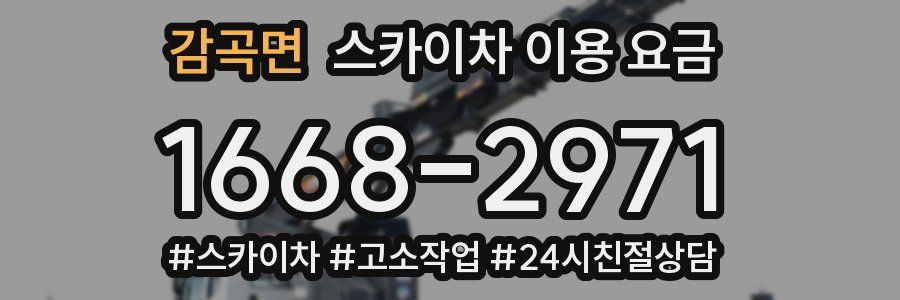 감곡면 스카이차 이용 요금