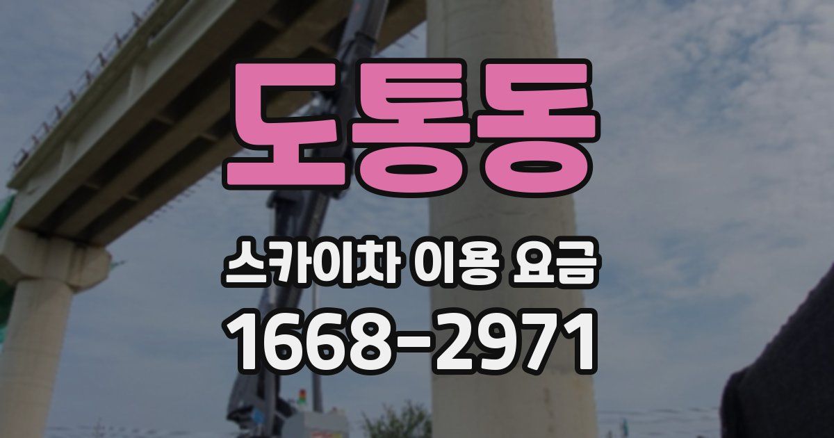 도통동 스카이차 이용 요금