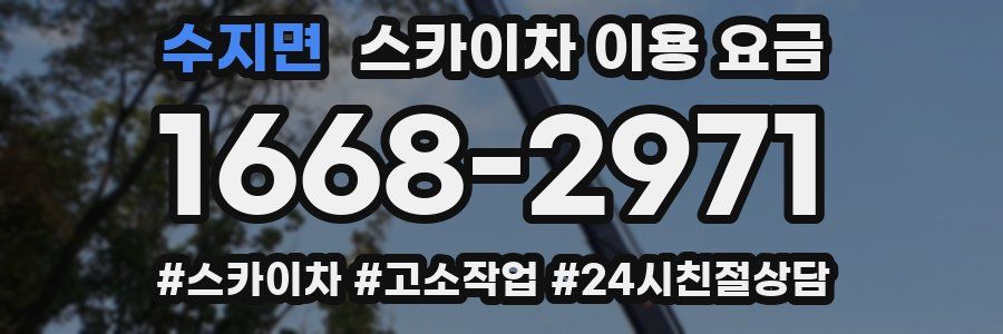 수지면 스카이차 이용 요금