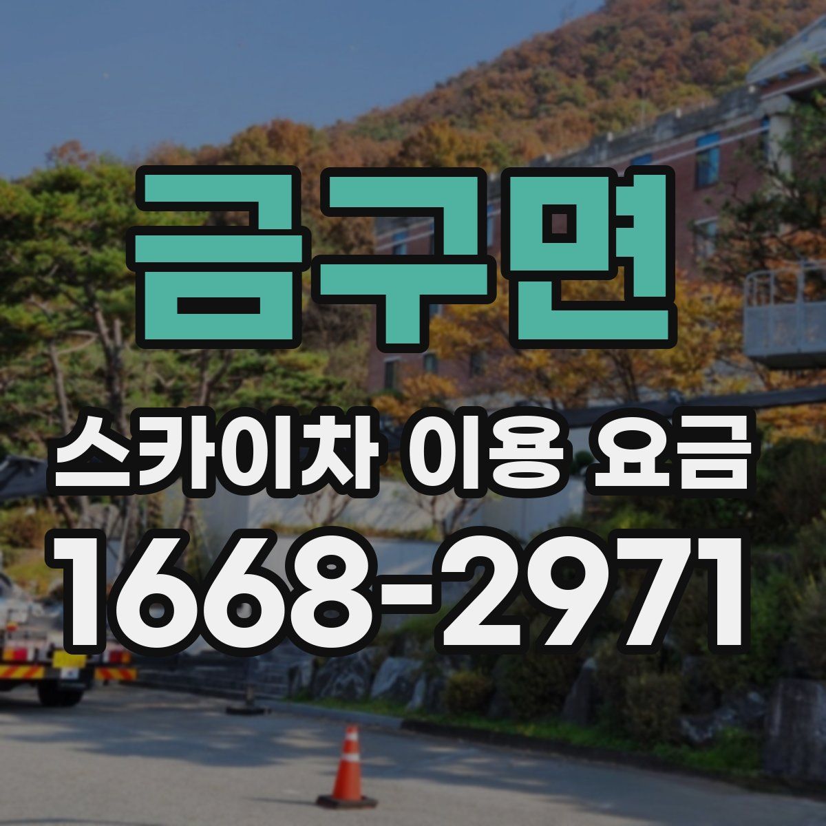 금구면 스카이차 이용 요금
