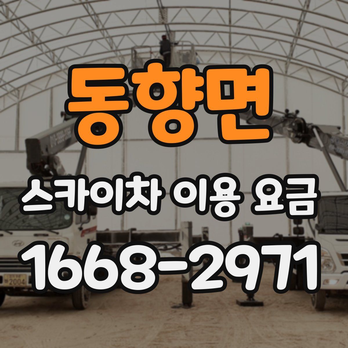 동향면 스카이차 이용 요금