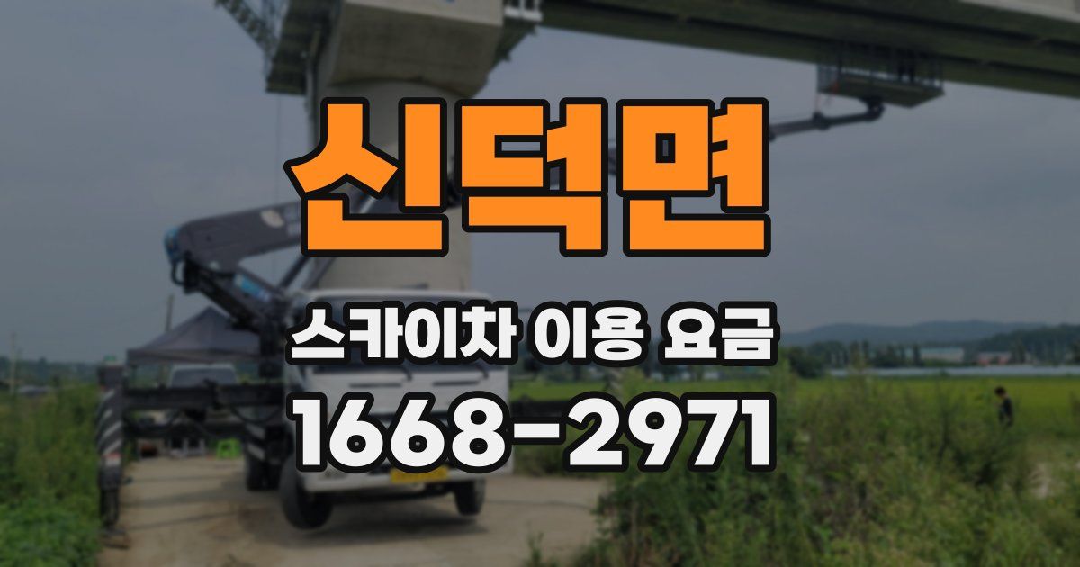 신덕면 스카이차 이용 요금