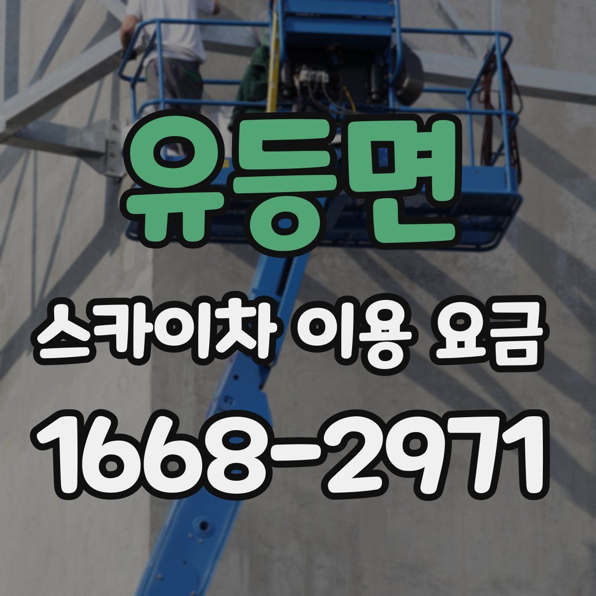 유등면 스카이차 이용 요금