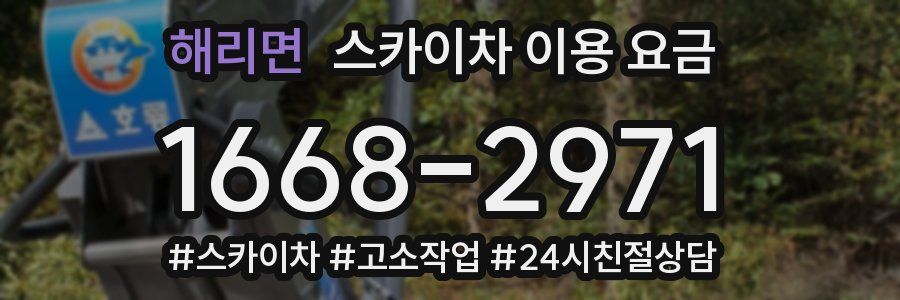 해리면 스카이차 이용 요금