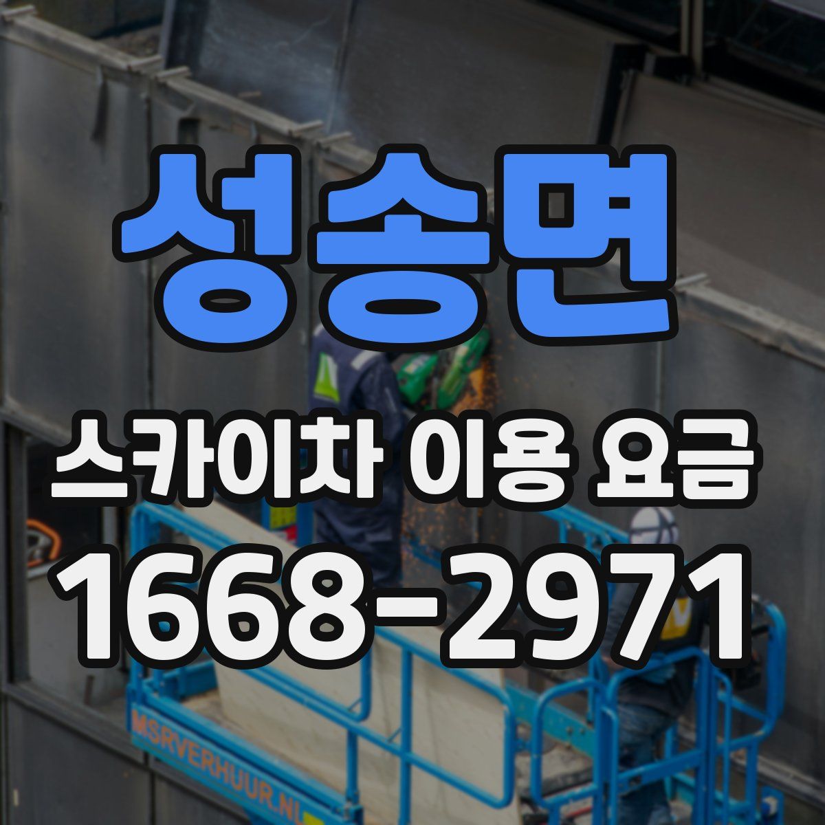 성송면 스카이차 이용 요금
