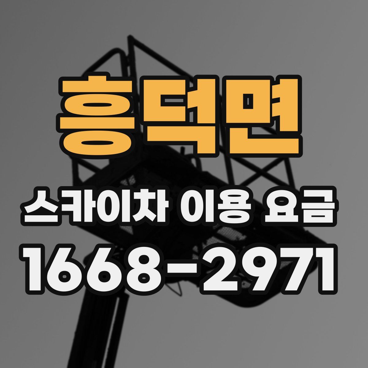 흥덕면 스카이차 이용 요금