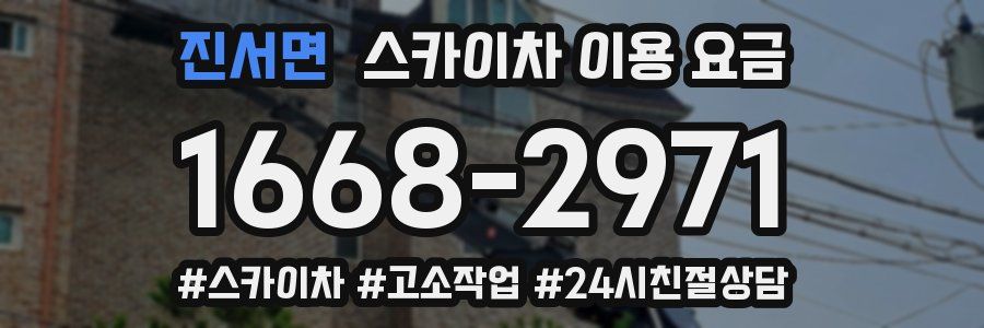 진서면 스카이차 이용 요금