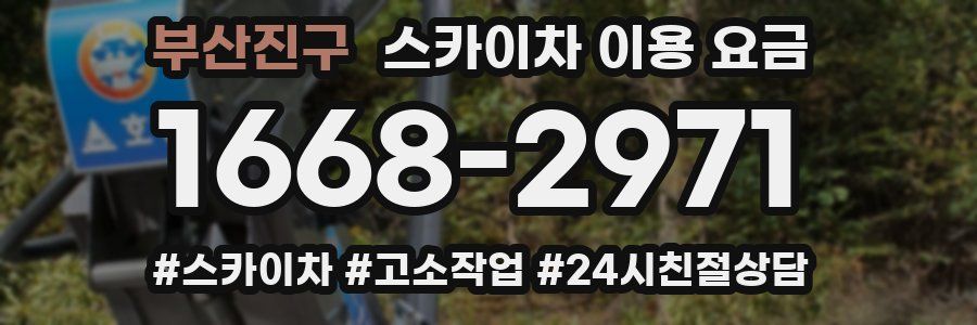 부산진구 스카이차 이용 요금