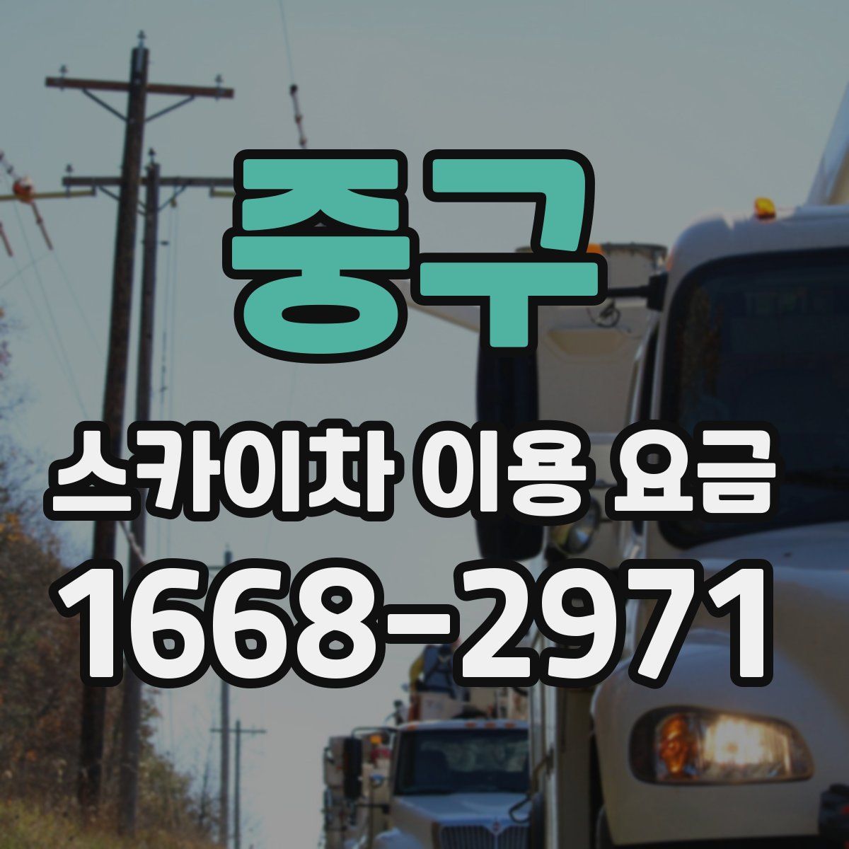 중구 스카이차 이용 요금