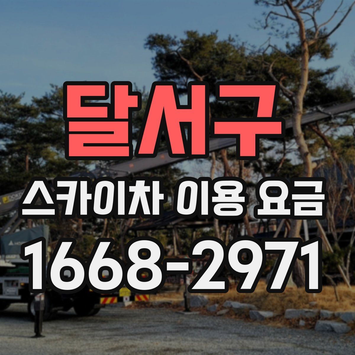 달서구 스카이차 이용 요금