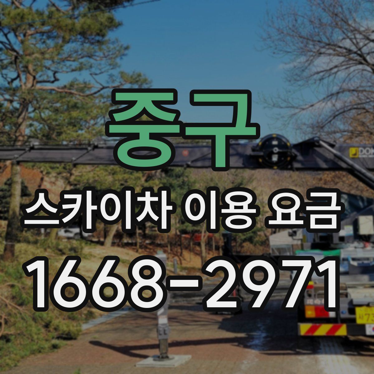중구 스카이차 이용 요금