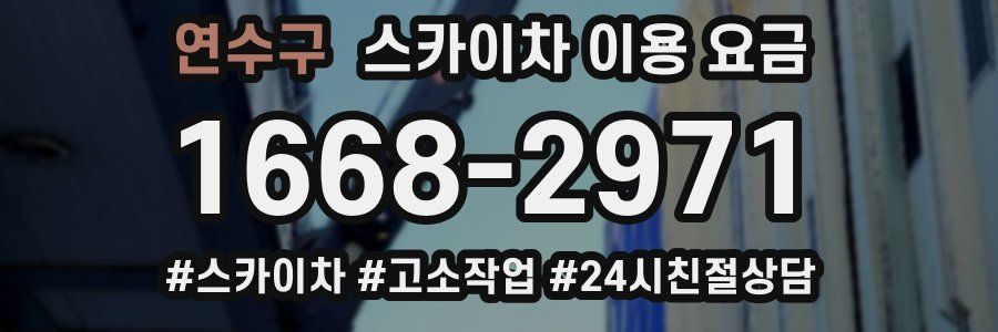 연수구 스카이차 이용 요금