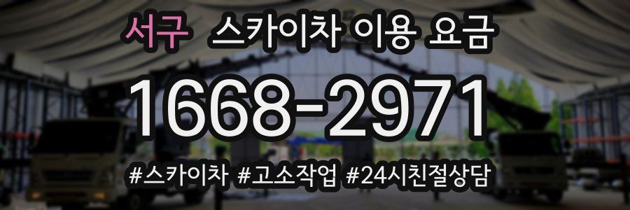 서구 스카이차 이용 요금