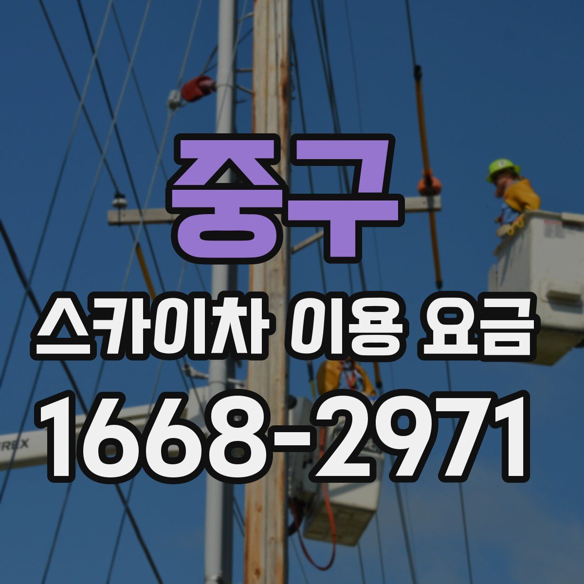 중구 스카이차 이용 요금