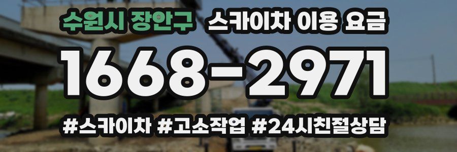 수원시 장안구 스카이차 이용 요금