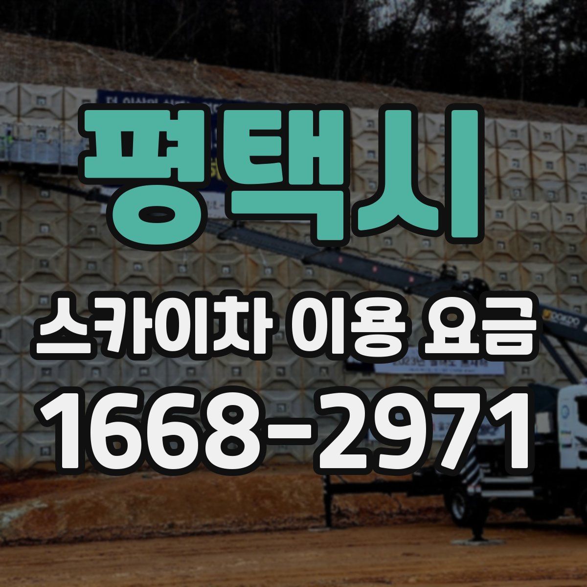 평택시 스카이차 이용 요금