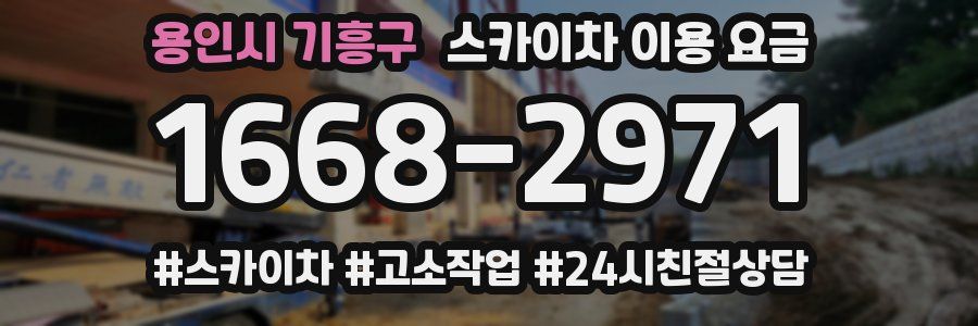 용인시 기흥구 스카이차 이용 요금