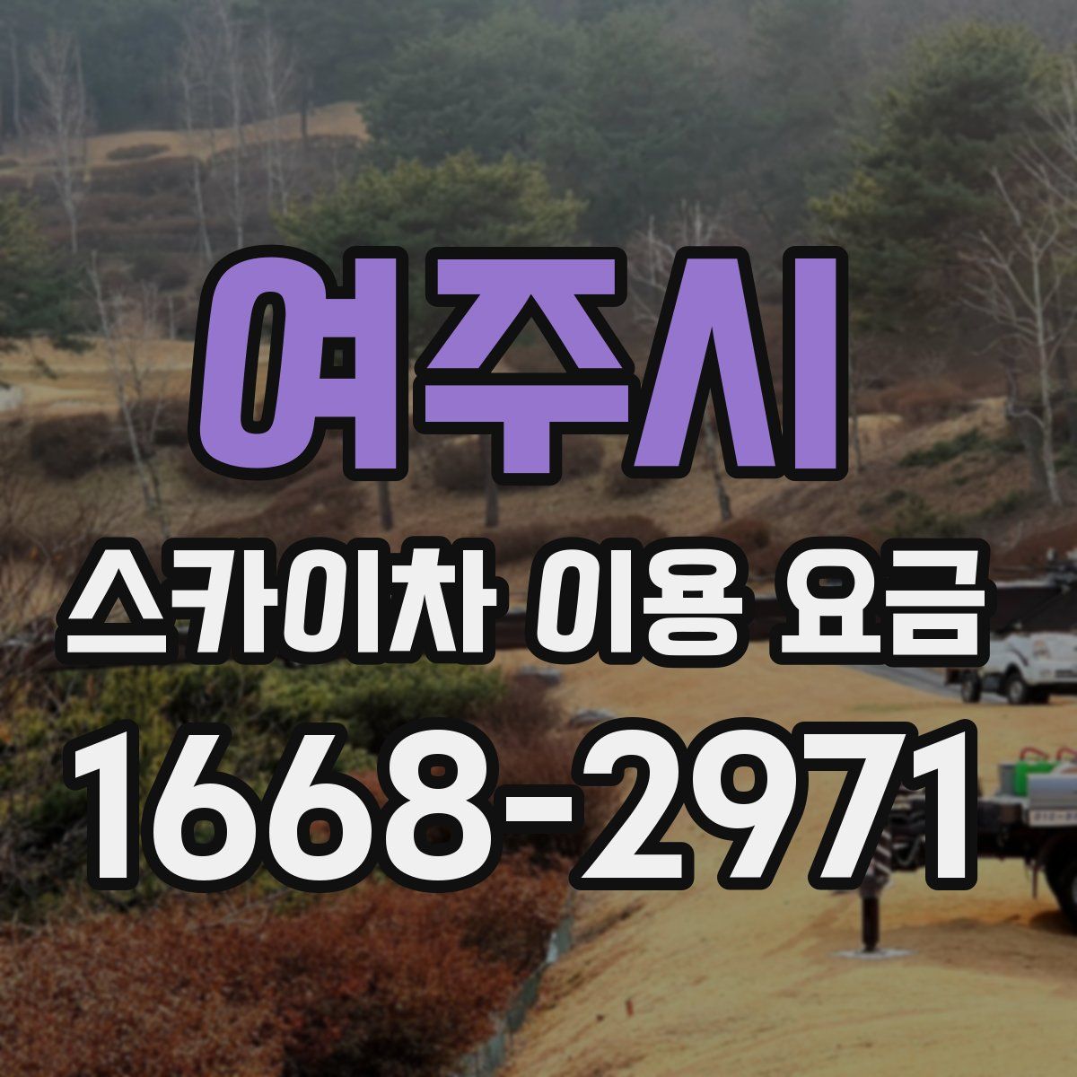 여주시 스카이차 이용 요금