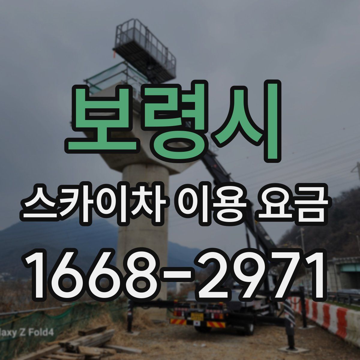 보령시 스카이차 이용 요금