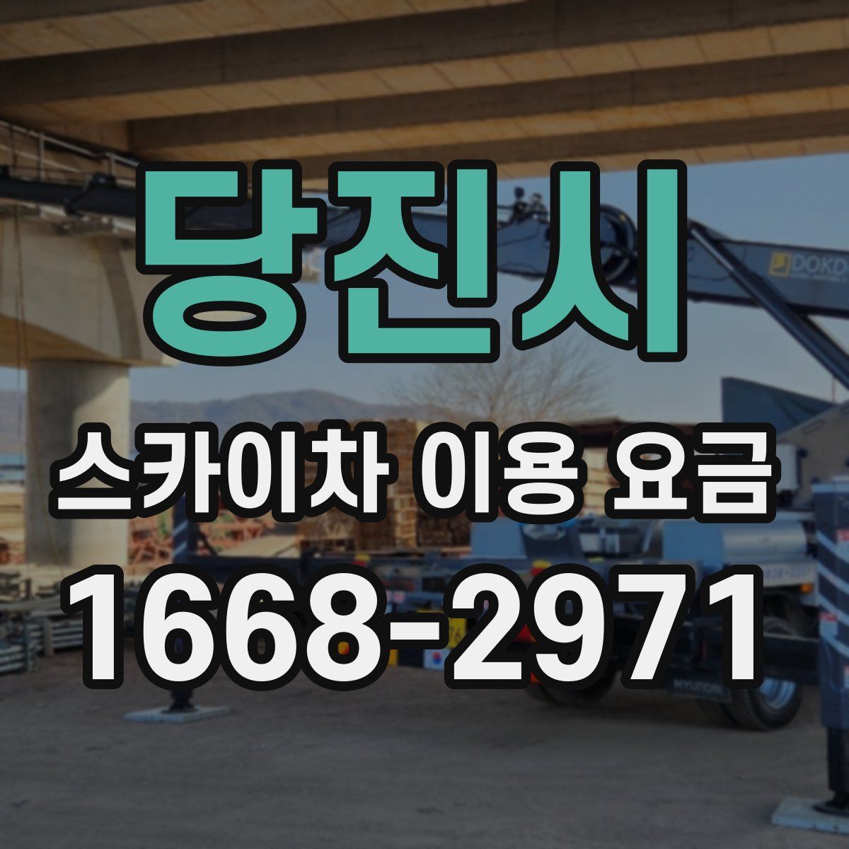 당진시 스카이차 이용 요금
