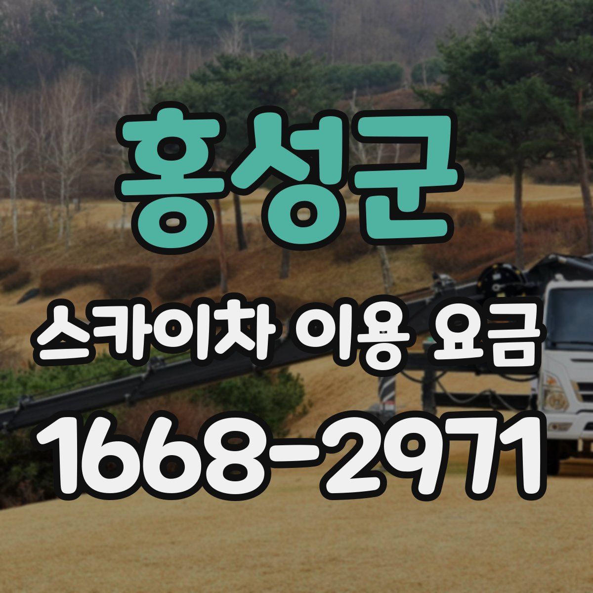홍성군 스카이차 이용 요금