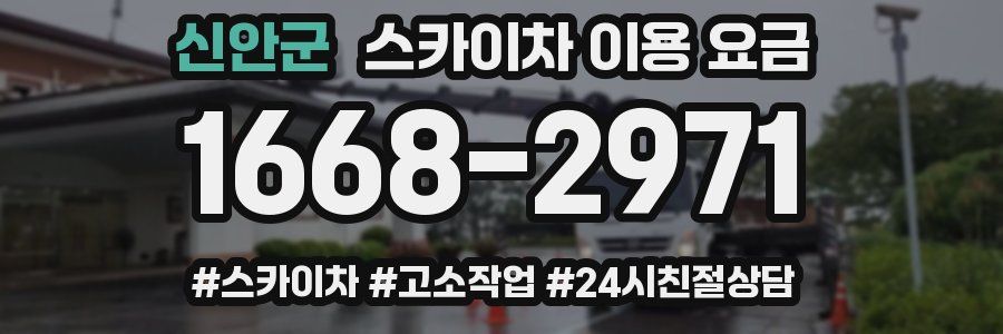 신안군 스카이차 이용 요금
