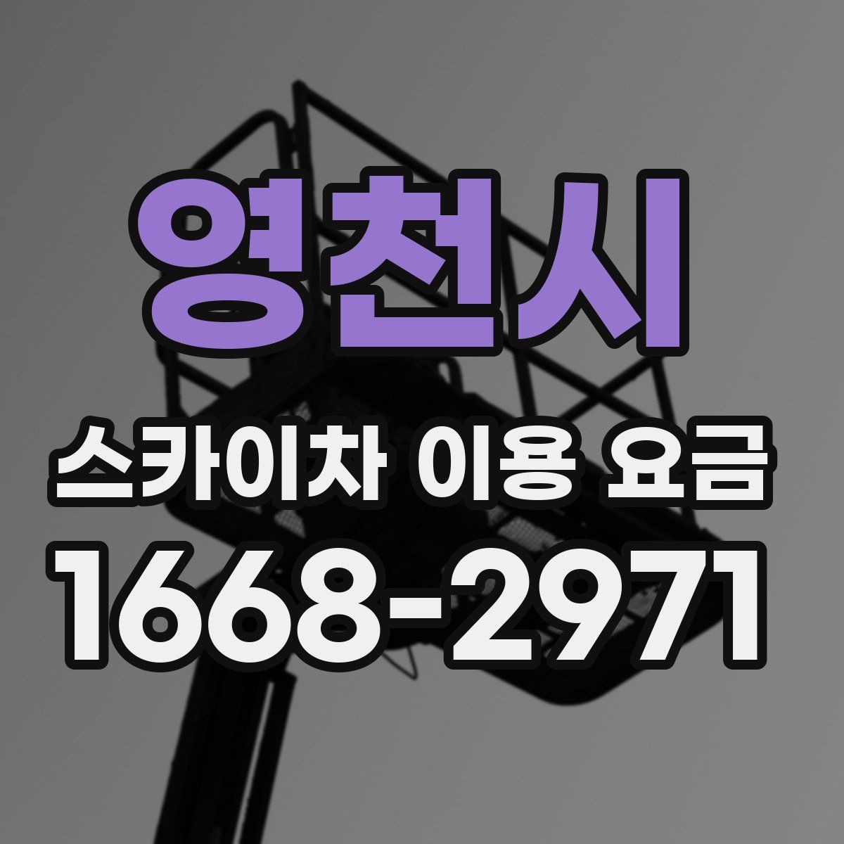 영천시 스카이차 이용 요금