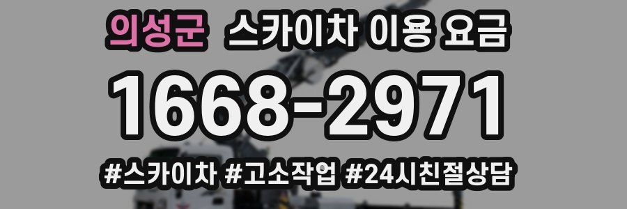 의성군 스카이차 이용 요금