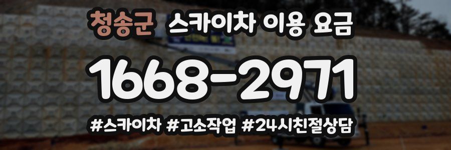 청송군 스카이차 이용 요금