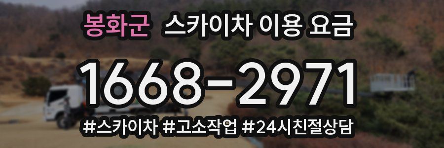 봉화군 스카이차 이용 요금