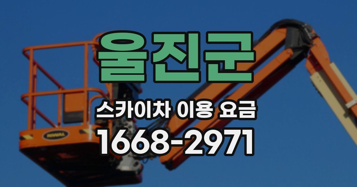울진군 스카이차 이용 요금