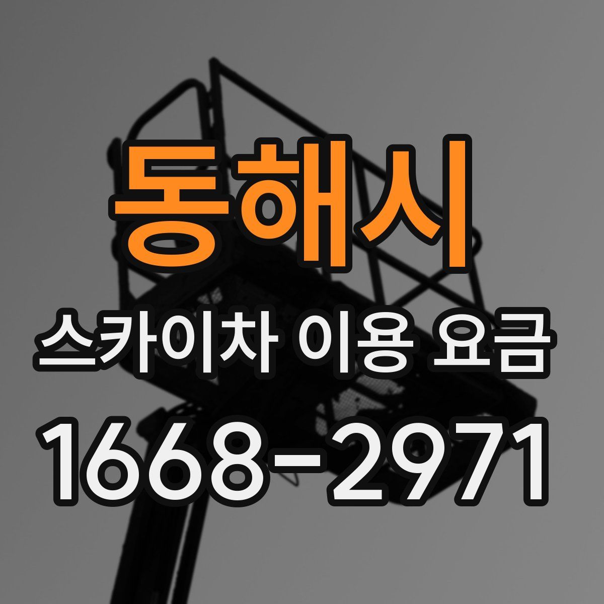 동해시 스카이차 이용 요금