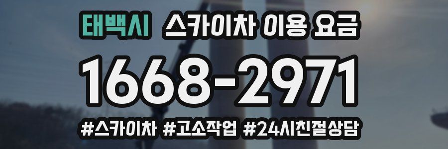 태백시 스카이차 이용 요금