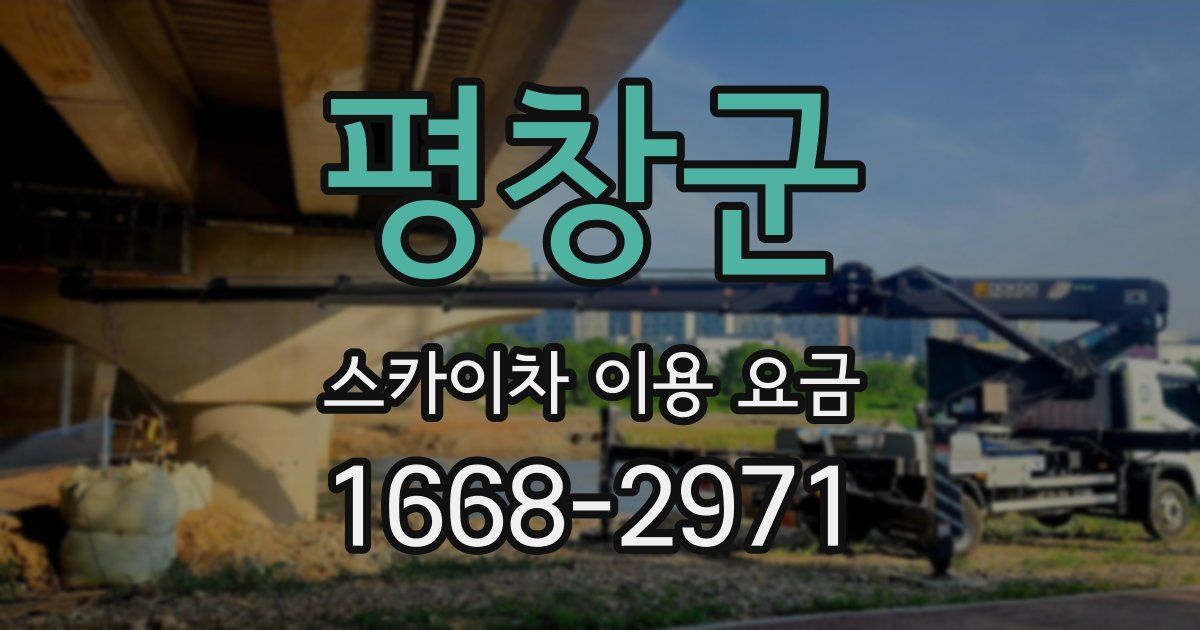 평창군 스카이차 이용 요금