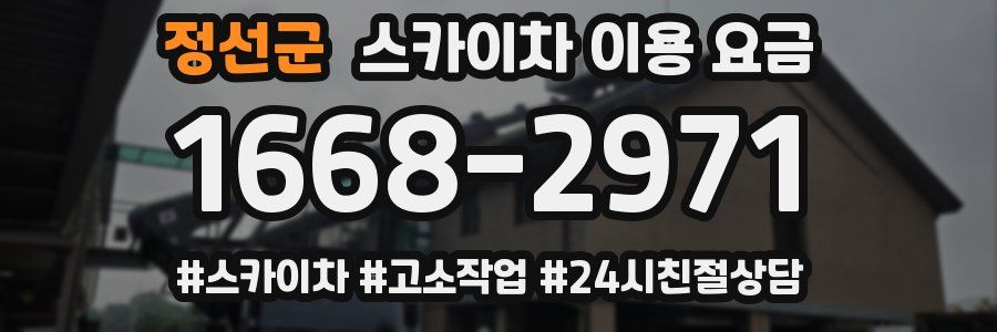 정선군 스카이차 이용 요금