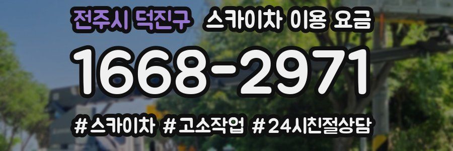 전주시 덕진구 스카이차 이용 요금