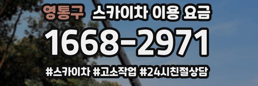 영통구 스카이차 이용 요금