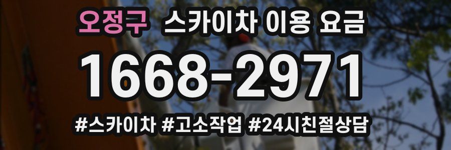 오정구 스카이차 이용 요금