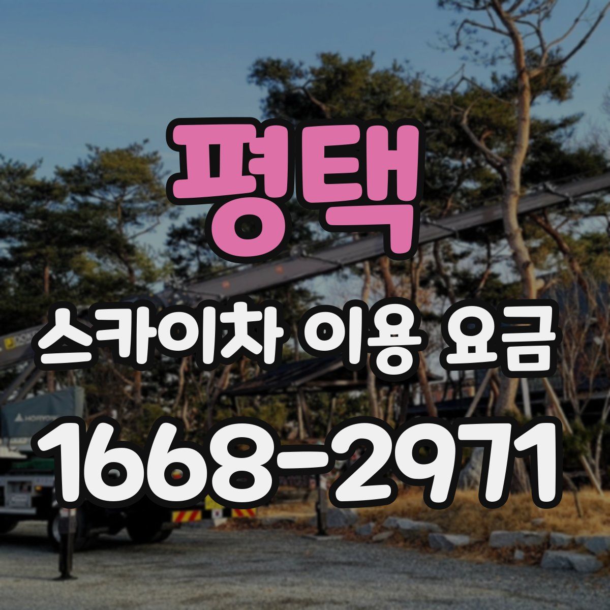 평택 스카이차 이용 요금