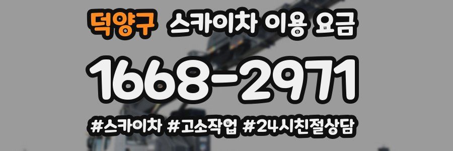 덕양구 스카이차 이용 요금
