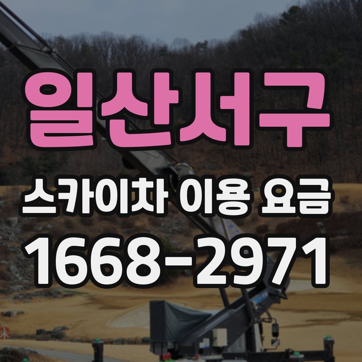 일산서구 스카이차 이용 요금