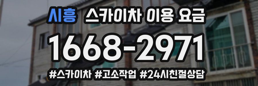 시흥 스카이차 이용 요금