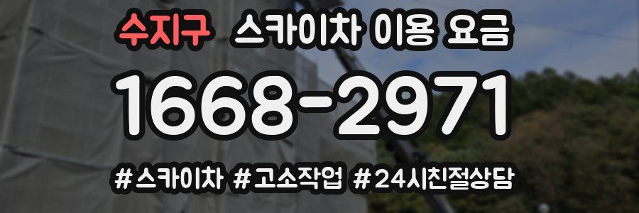 수지구 스카이차 이용 요금