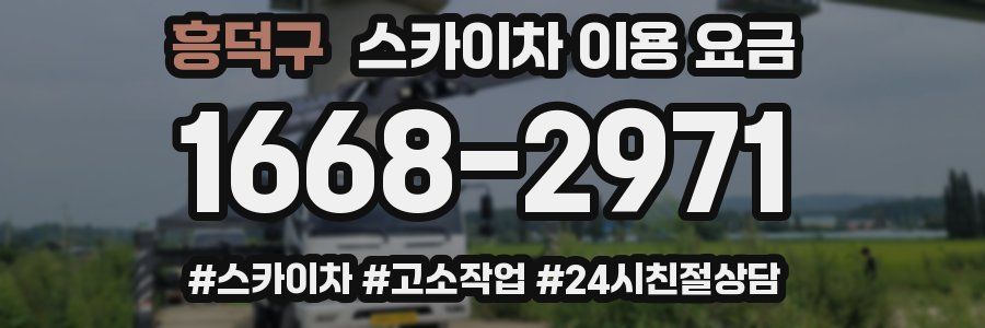 흥덕구 스카이차 이용 요금