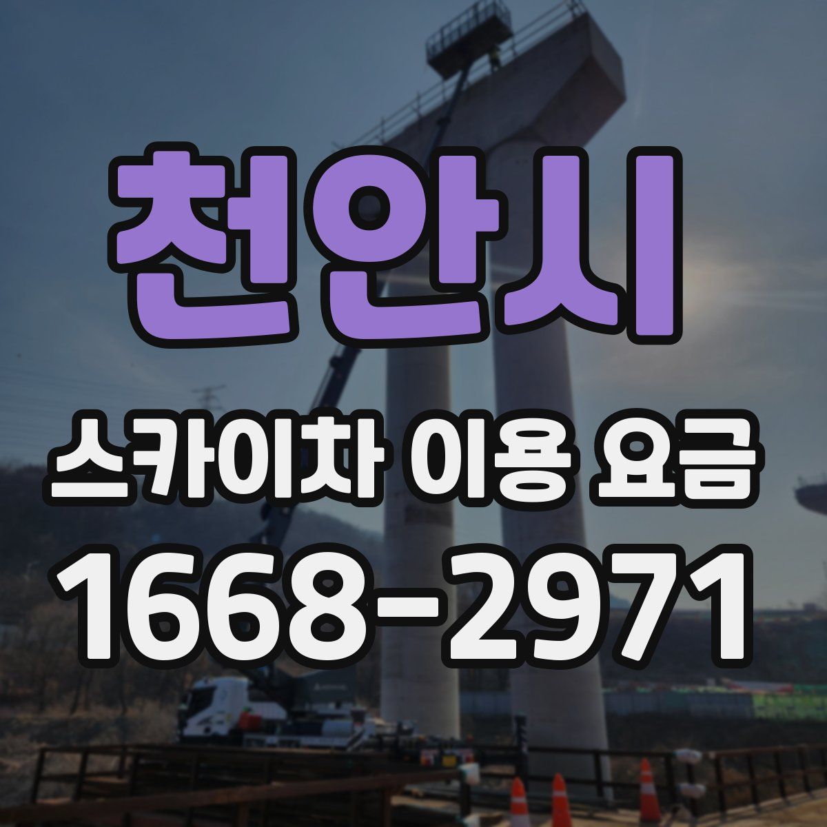 천안시 스카이차 이용 요금